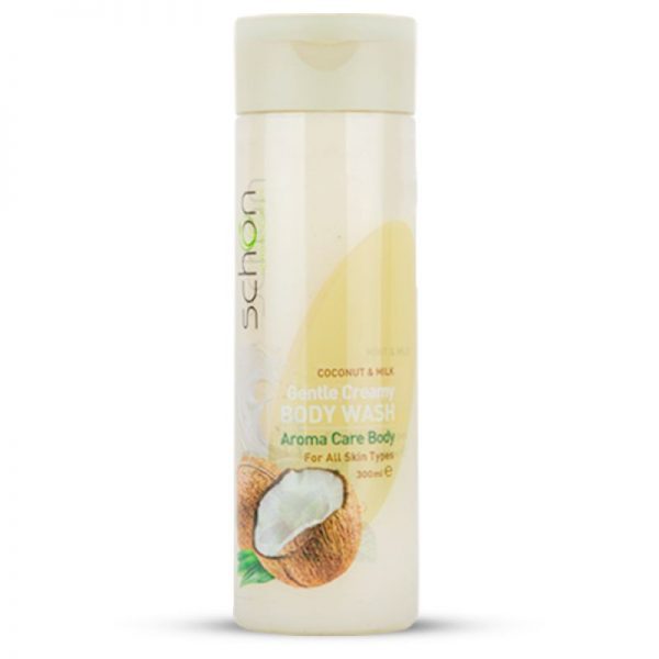 schon-body-wash-coconut-112260561903_0 شامپو بدن شون دارای بافت کرمی حاوی نارگیل
